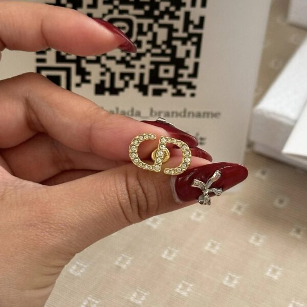 Dior Petit CD Stud Earrings - Image 5