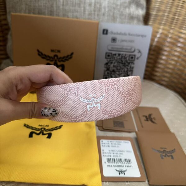 MCM Headband SILVER PINK LAURETOS - Image 3