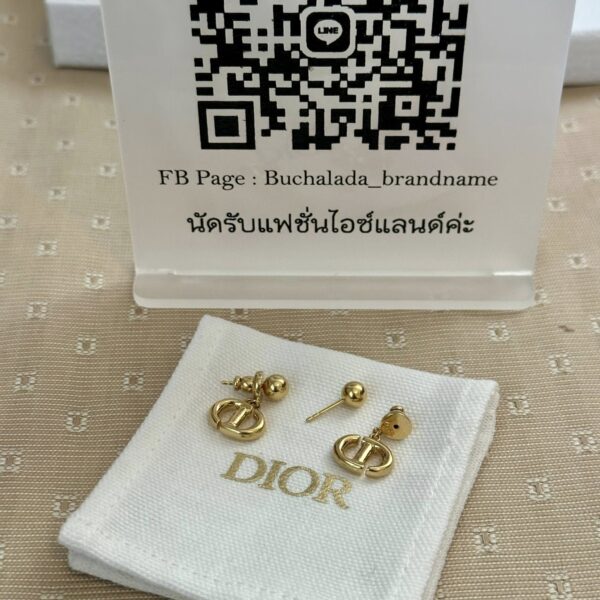 Dior Navy Earrings - Image 3