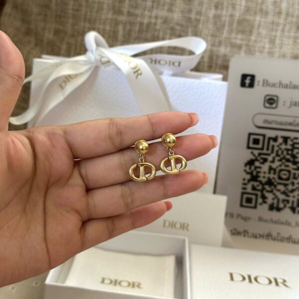 Dior Navy Earrings - Image 4
