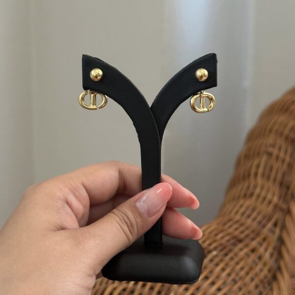Dior Navy Earrings - Image 5