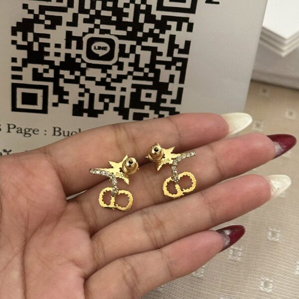 Dior Clair D Lune Earrings - Image 6