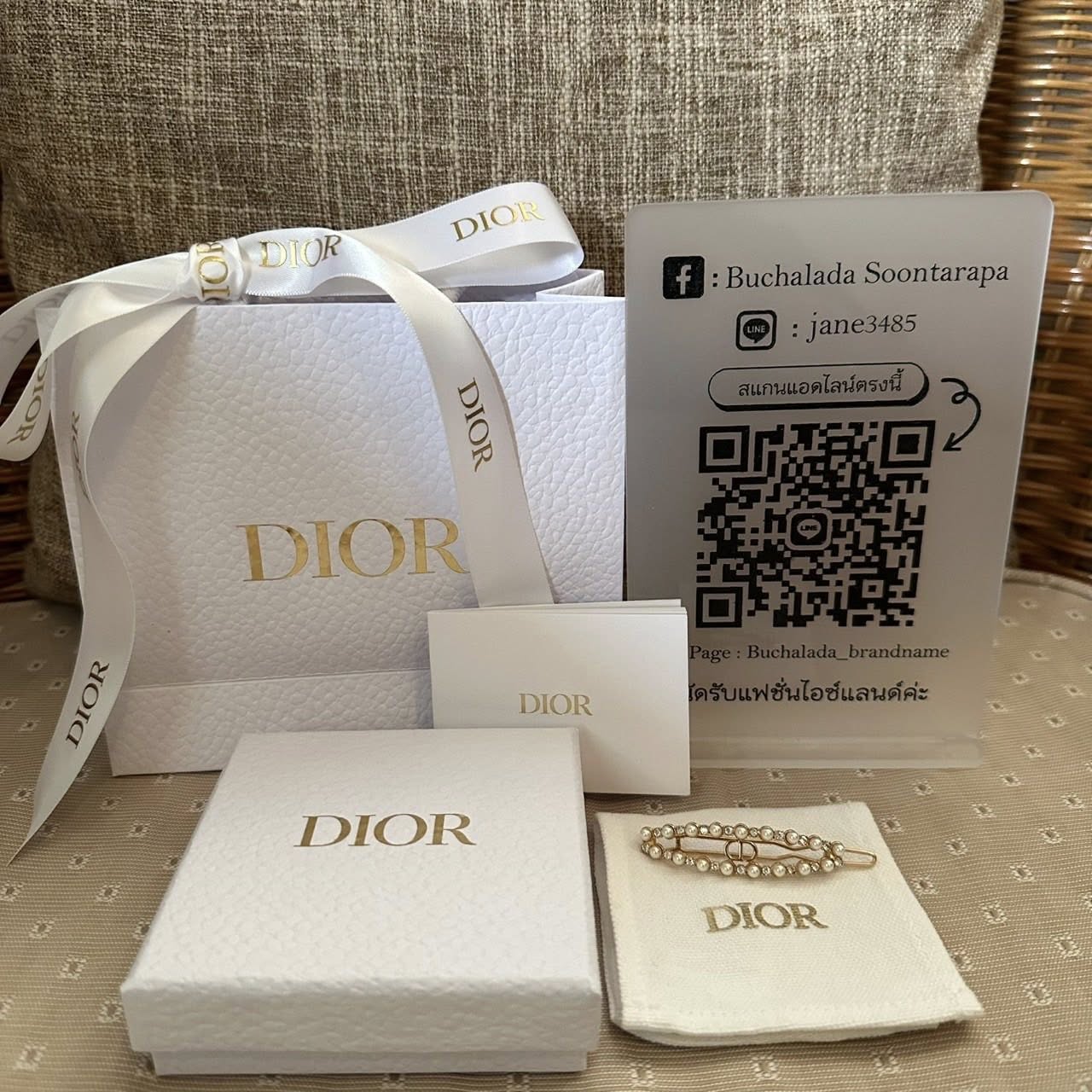Dior Petit CD Treasure Barrette