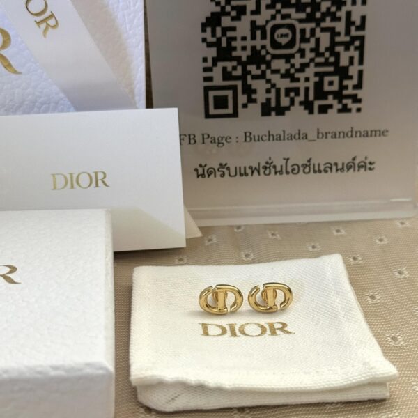 Dior Navy Earrings - Image 3