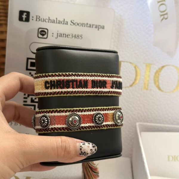 Dior Cloth Bracelet in Multicolor - Image 4