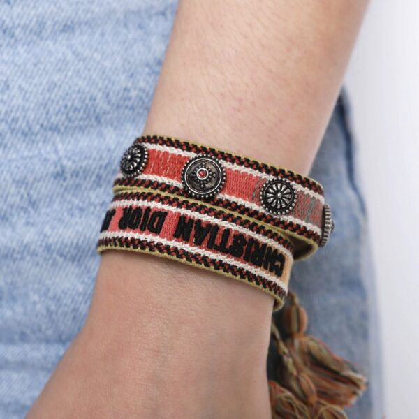 Dior Cloth Bracelet in Multicolor - Image 6