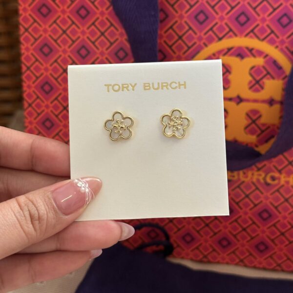 Tory Burch Kira Flowers Earrings - Image 3