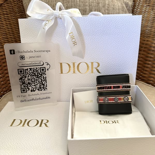 Dior Cloth Bracelet in Multicolor