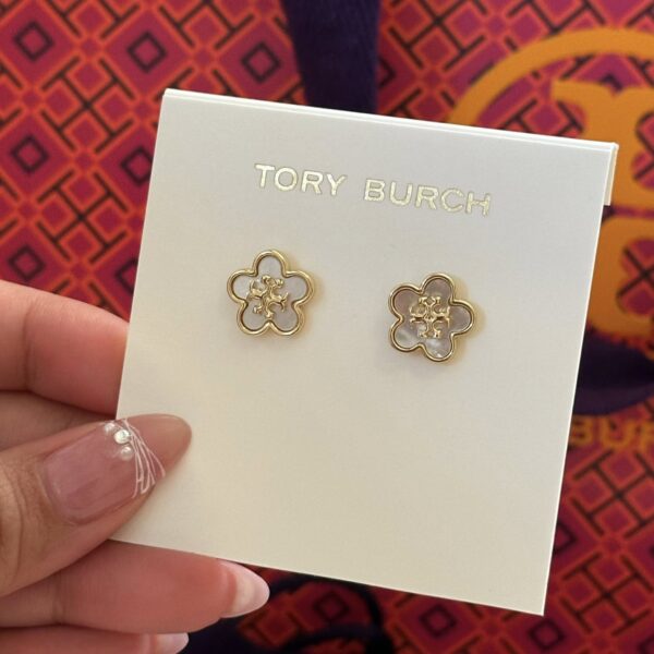 Tory Burch Kira Flowers Earrings - Image 4