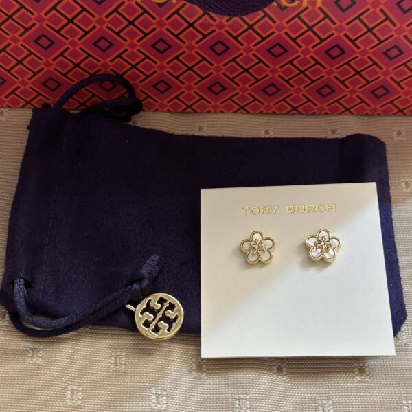 Tory Burch Kira Flowers Earrings - Image 5