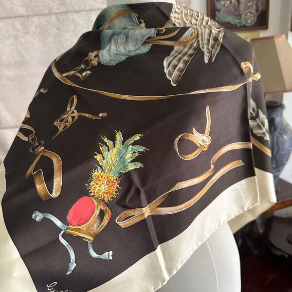 Gucci Silk Scarf 33 - Image 2
