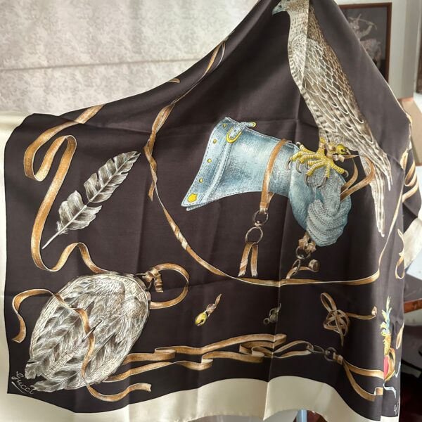 Gucci Silk Scarf 33 - Image 5