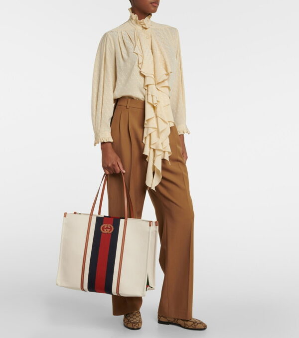 Gucci Interlocking G 727721 Fabric Tote - Image 9