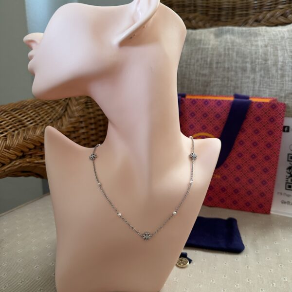 Silver Hardwear Necklace Tory Burch - Image 3