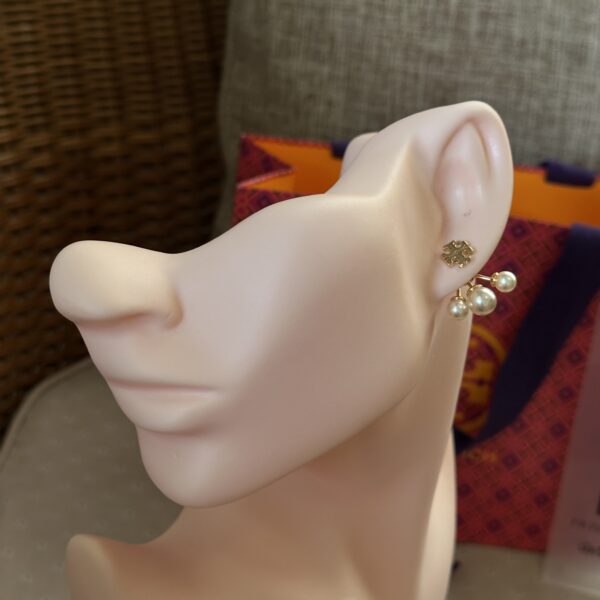 Pearl Front-Back Earring Tory Burch - Image 3