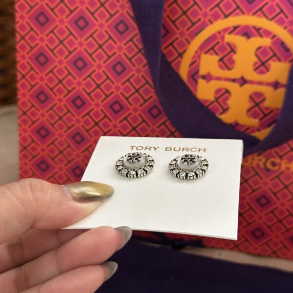 Tory Burch Kira Crystal Stud Earring - Image 7