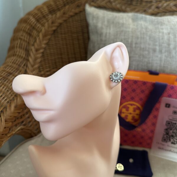 Tory Burch Kira Crystal Stud Earring - Image 3