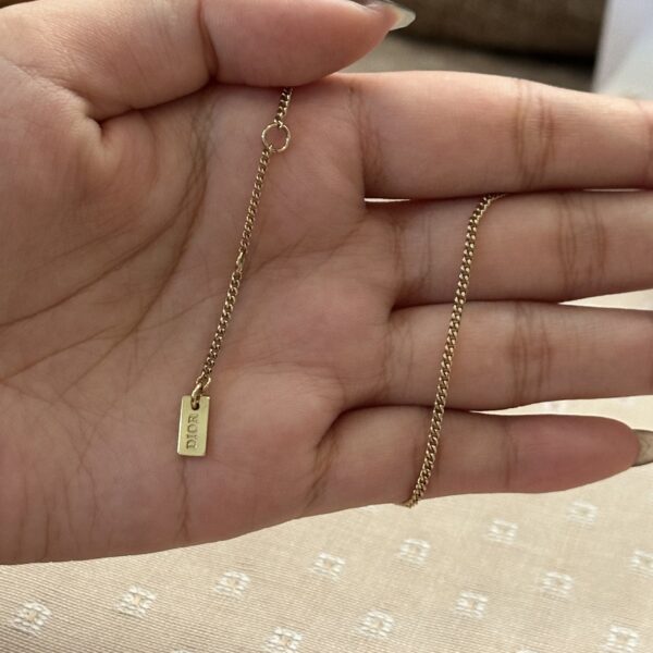 Dior Logo & Crystal Metal Bracelet - Image 6