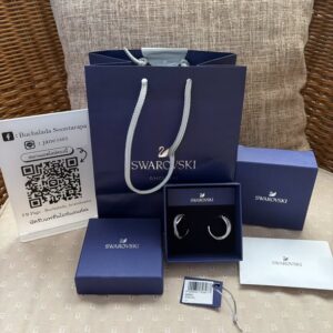 Swarovski hoop earrings