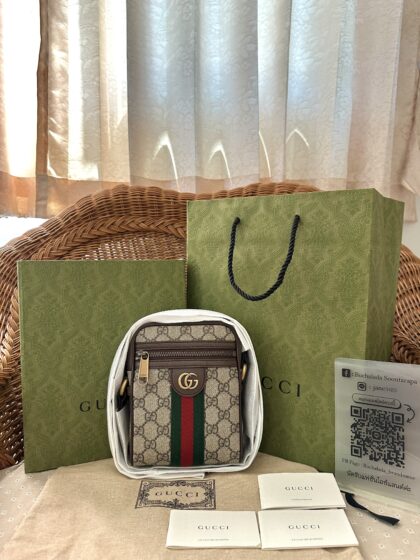 Gucci Ophidia Supreme Canvas Mini Bag