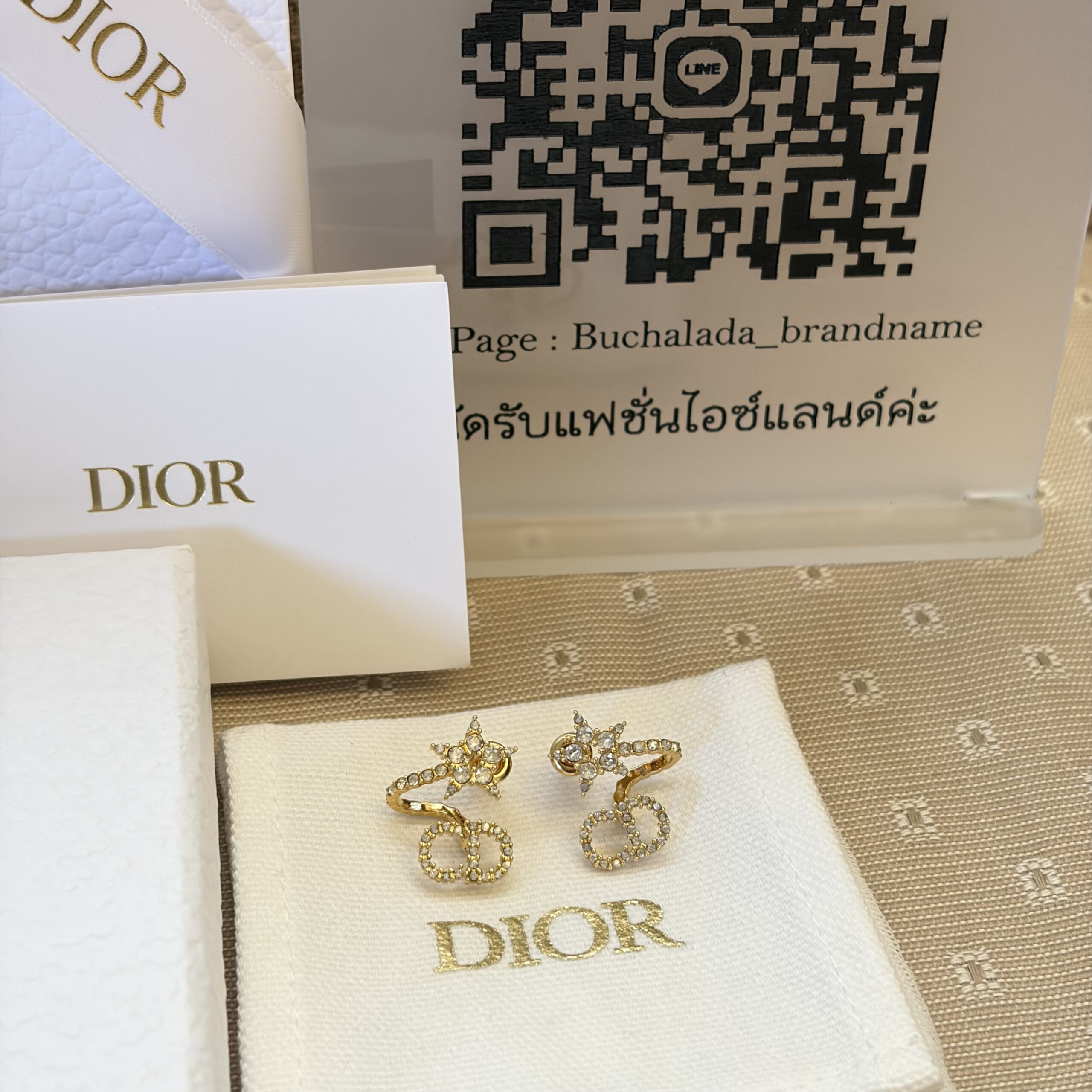 Dior Clair D Lune Earrings - Image 7
