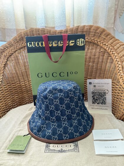 Gucci Denim bucket hat Size L